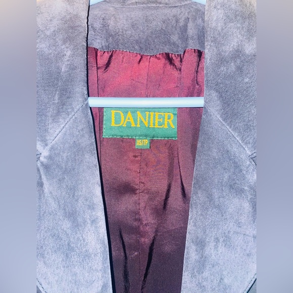 Danier Dark Navy Vest Vintage - Picture 12 of 14